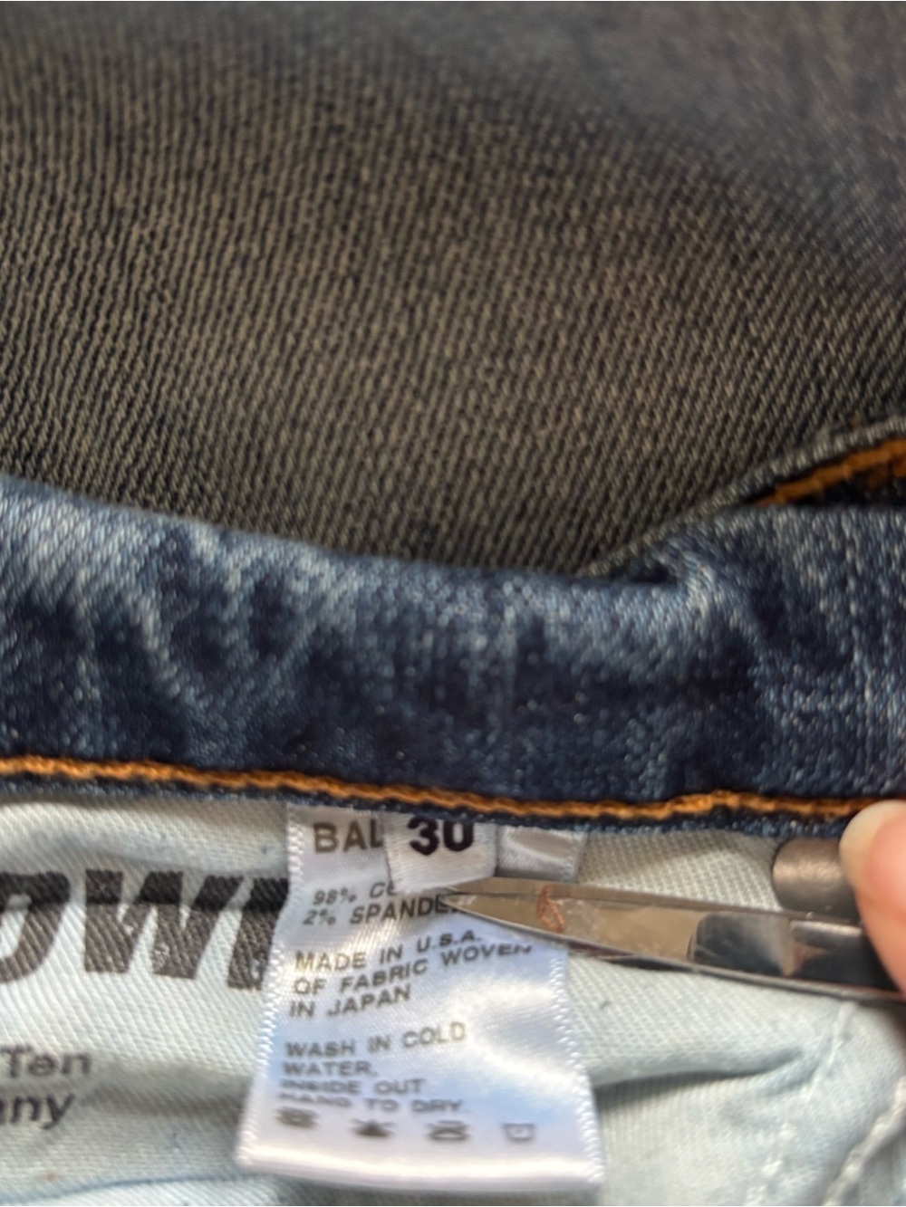 Baldwin The Ten Skinny Jeans Japanese denim 30 pike place medium wash - Picture 11 of 16